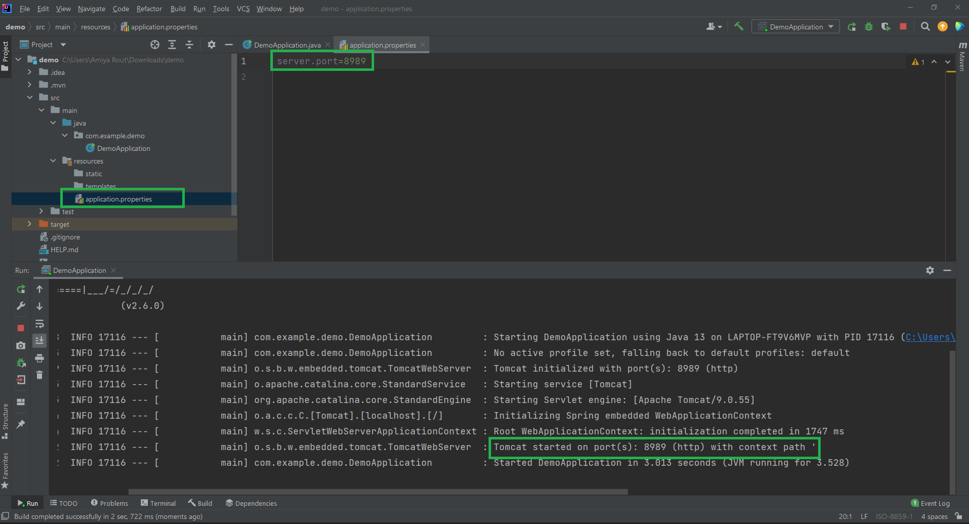 Spring Boot教程之五：在 IntelliJ IDEA 中运行第一个 Spring Boot 应用程序