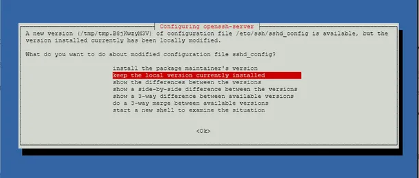 Ssh-conf-file-local-version-during-debian-upgrade