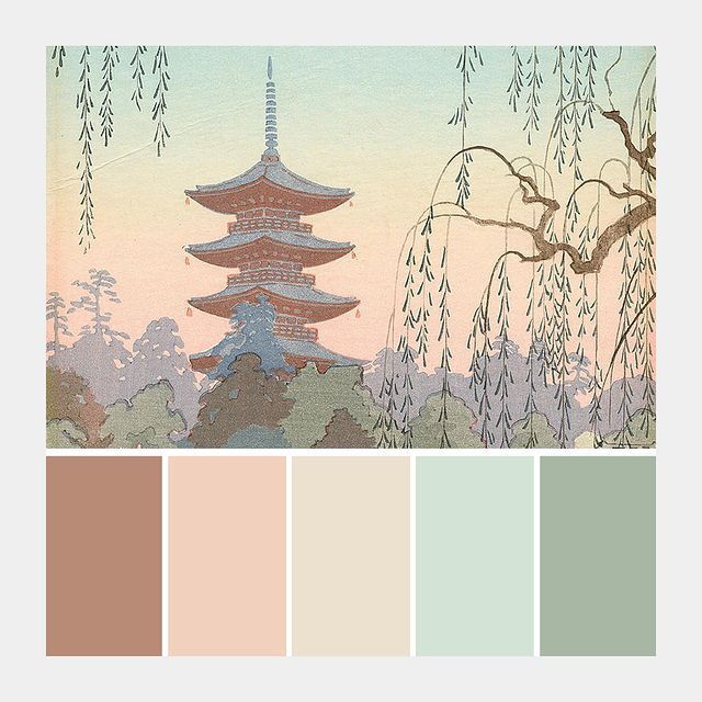 日本浮世绘的艺术配色