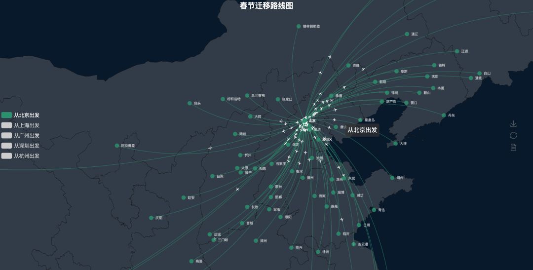 python看春运万条拼车数据背后的春节迁徙地图