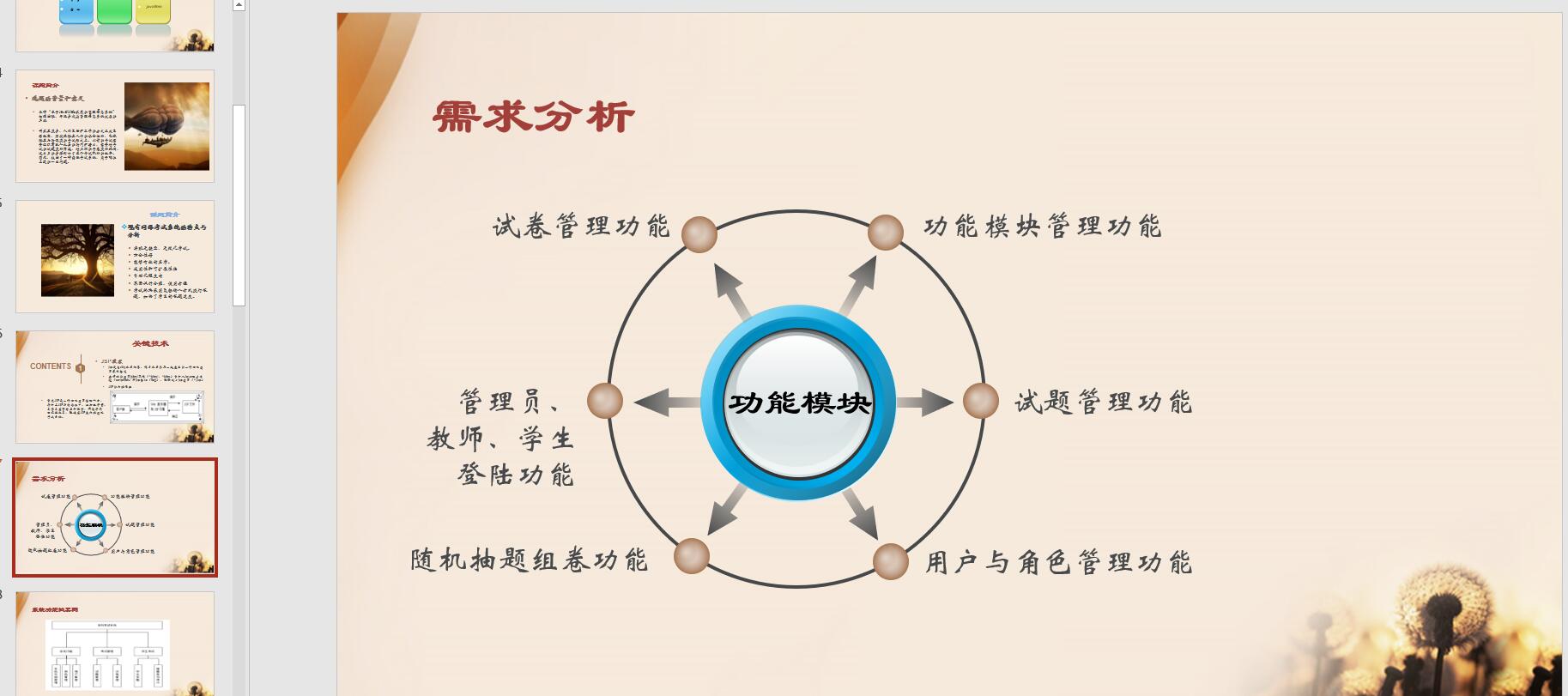 源码码头-JSP在线网络考试管理系统-设计文稿-PPT截图