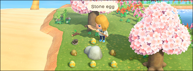 Animal Crossing New Horizons Bunny Day stone egg