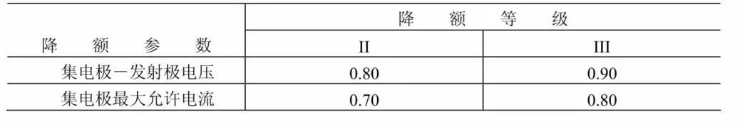 元器件降额规范（第二部分）持续更新