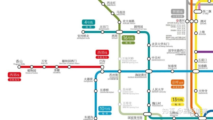 北京无轨电车线路图图片