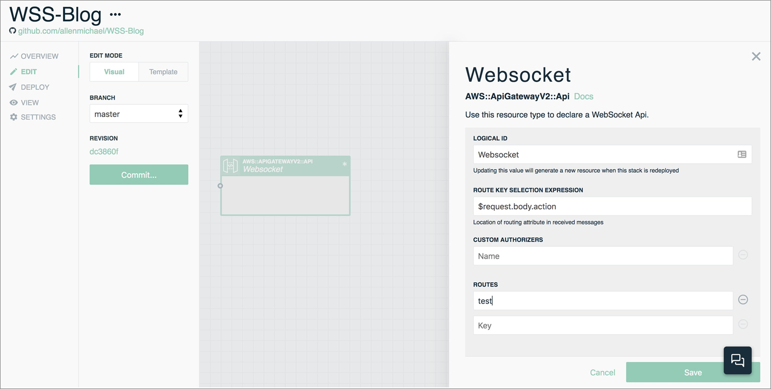 跟踪无服务器应用,使用stackery和aws构建简单的无服务器websocket