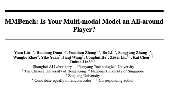 如何评估基于指令微调的视觉语言模型的各项能力-MMBench论文解读
