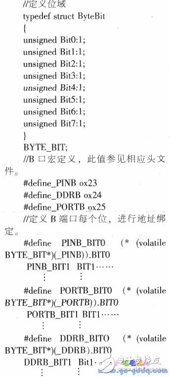 AVR单片机的端口位操作方法解析