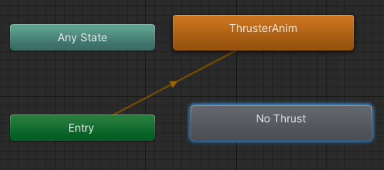 Lander no thrust state