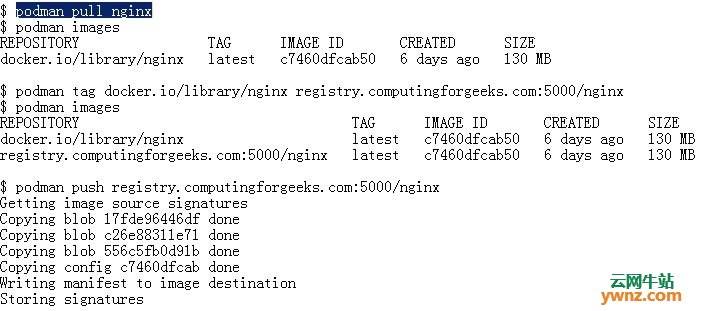 docker 注册表 服务器,使用Podman设置Docker容器注册表并加密SSL