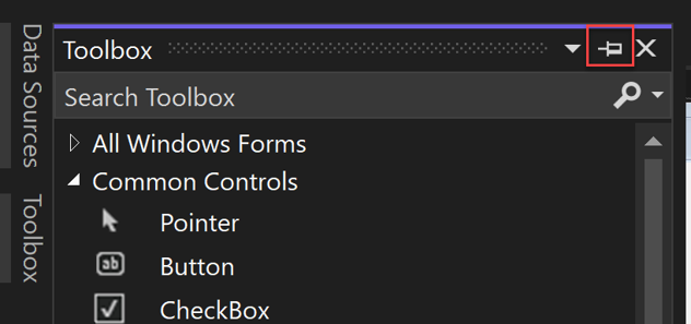 csharp-winform-toolbox-flyout-pin.png?view=vs-2022