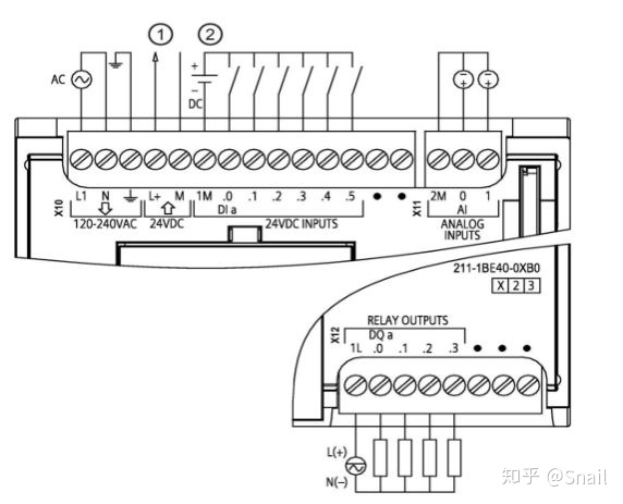 5v继电器模块实物接线超实用西门子s71200系列plc全套接线图