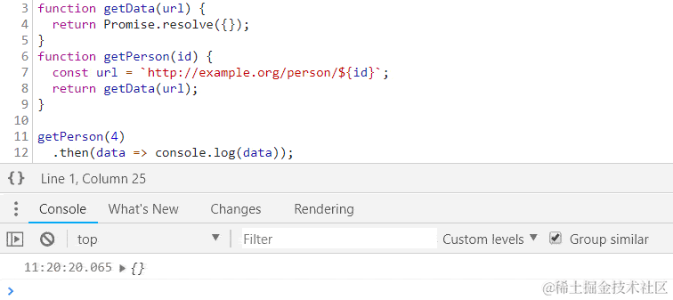 Conditional Breakpoint - console.log