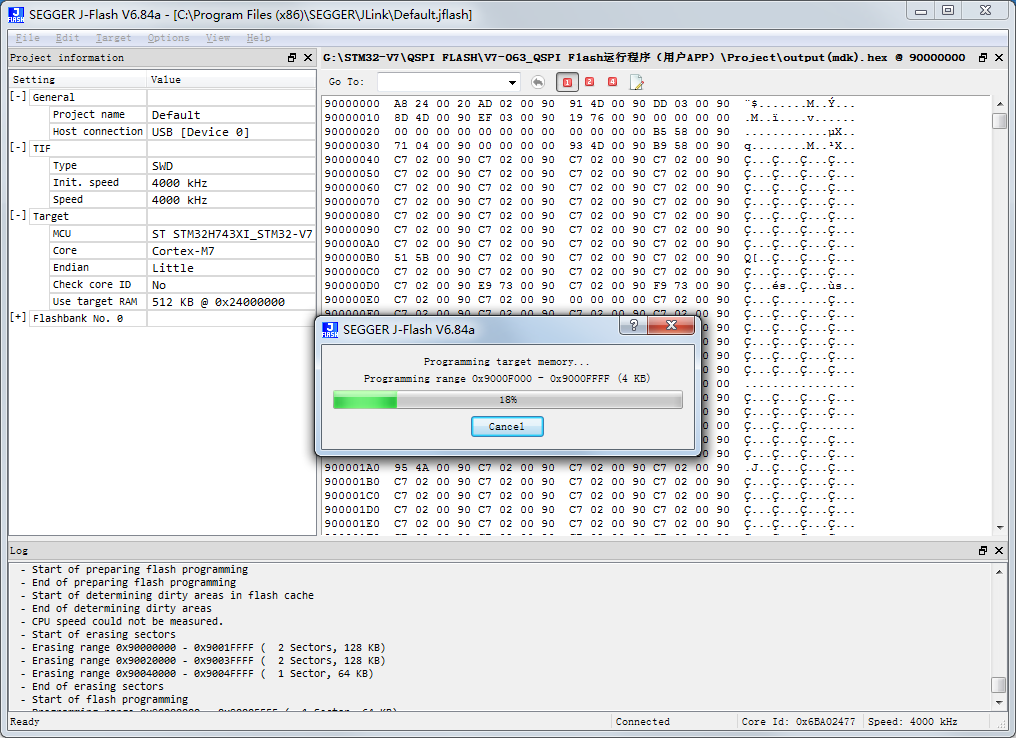 JFlash中添加MDK制作的QSPI Flash下载算法方法_jflash下载算法CSDN博客