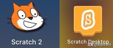 下载完整版scratch3.0启动图标,界面都与2.0有所改变,但升级后的的2.