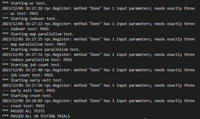 MIT6.5840-2023-Lab1: MapReduce