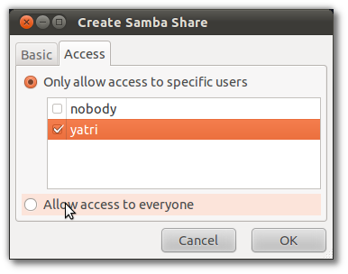 Create Samba Share_020 Create Samba Share_020