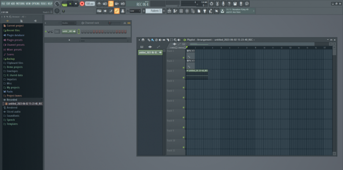 FL Studio software main interface