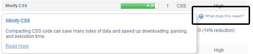 GTMetrix What Does This Mean Icon