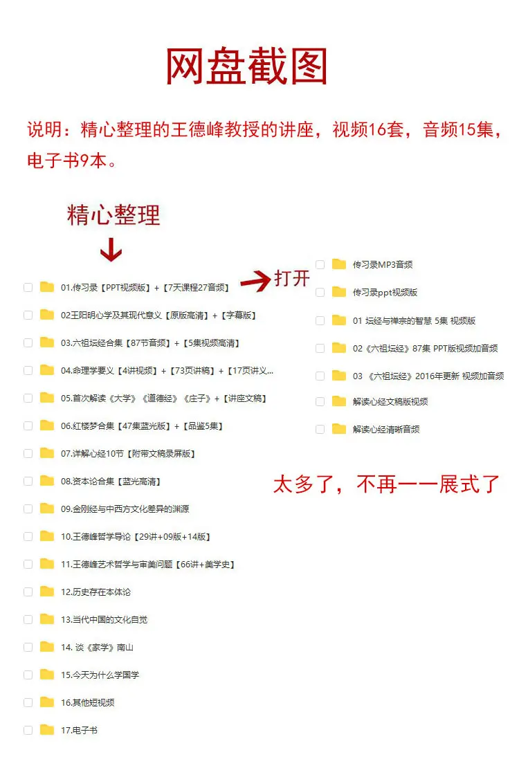 王德峰视频讲座，王德峰视频全部大全集，百度云百度网盘资源下载