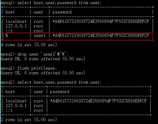 mysql数据库应用的权限层级_MySQL数据库的用户权限管理