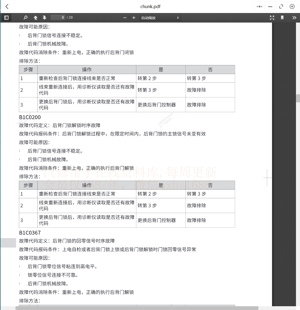 2006-2022年长城哈弗汽车维修手册和电路图[资料更新]