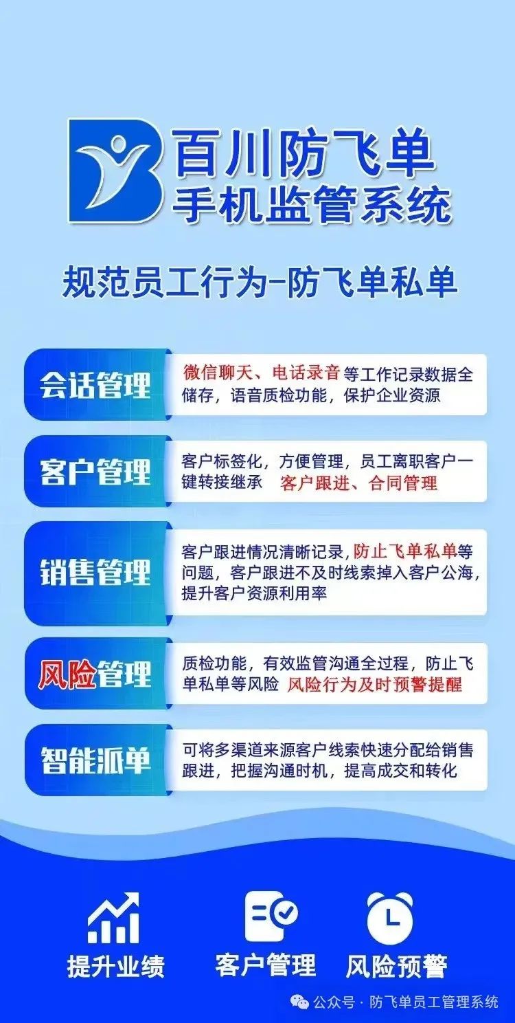 销售公司客户资源保护,防止飞单私单管理系统