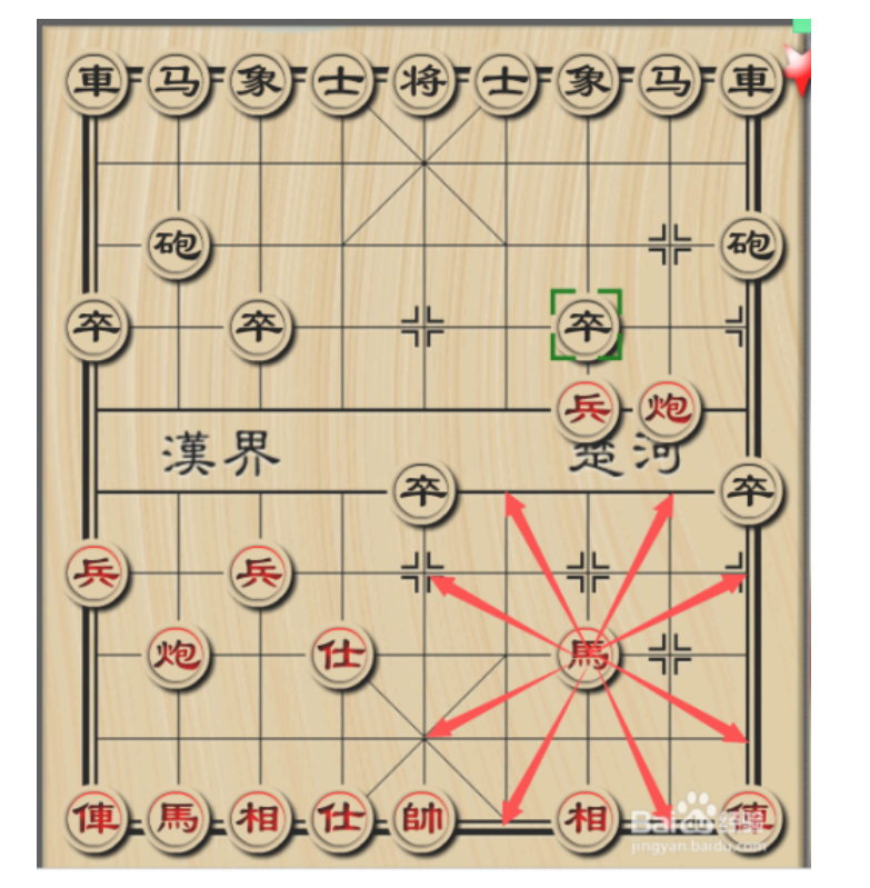 我们先分析一下象棋里的马走日是怎么样的吧首先我们先分析当前位置的