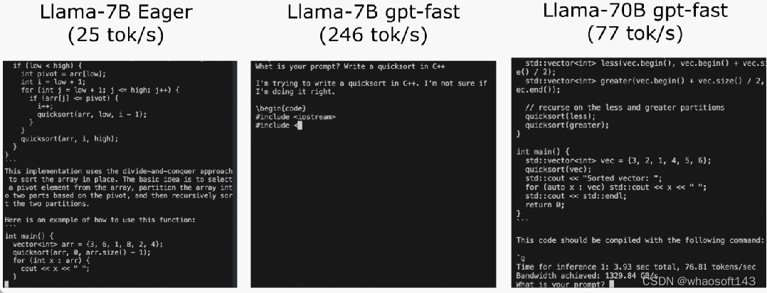 PyTorch~Llama 7B提速_人工智能