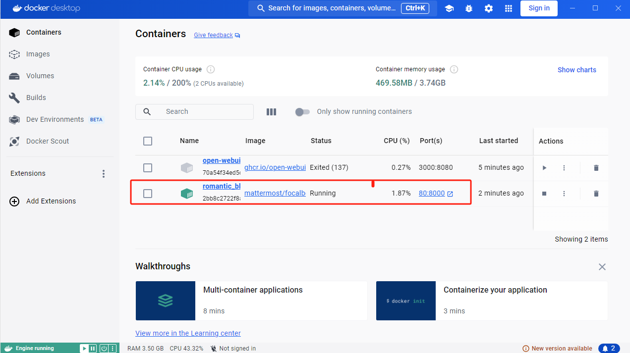 Focalboard项目如何管理软件本地Docker部署并实现远程在线团队协作？_docker_09