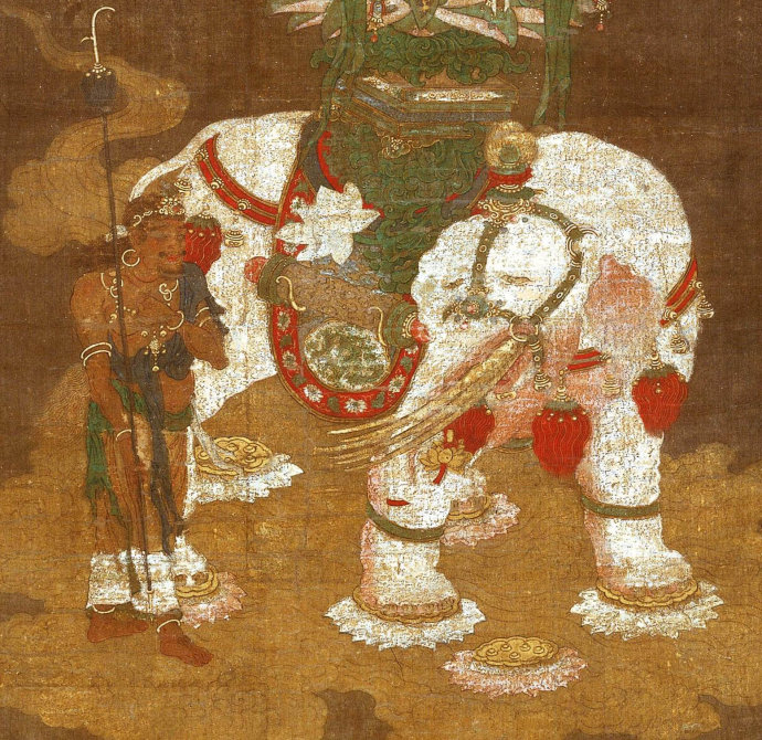 中国古代诗画中的代步工具之香象 <wbr> <wbr>香象渡河，截断众流