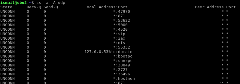 Filter UDP Connections