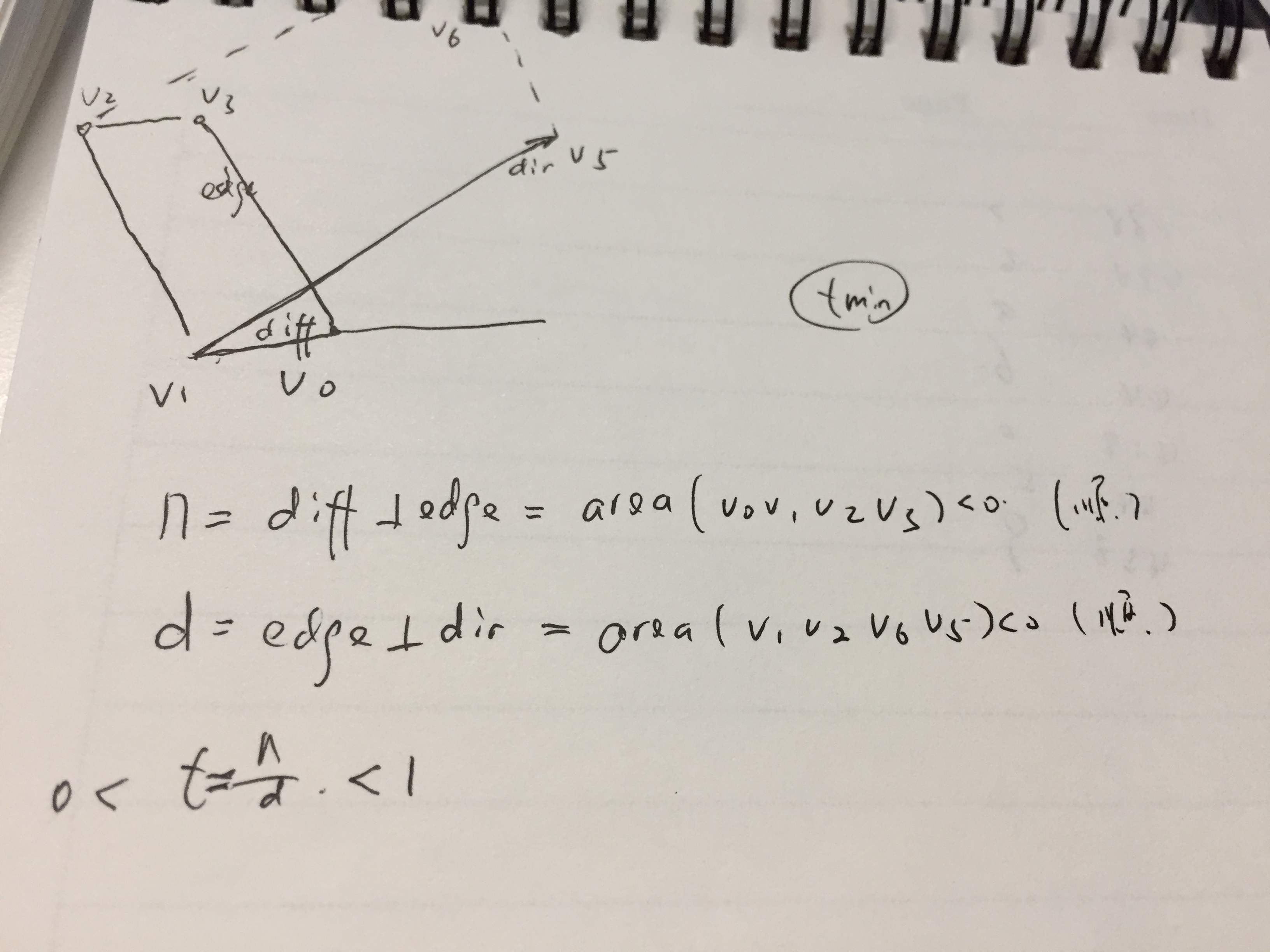 intersect 相交 范围_dtIntersectSegmentPoly2D 2D上的线段与多边形相交计算 产生结果：是否相交，线段跨越的 ...