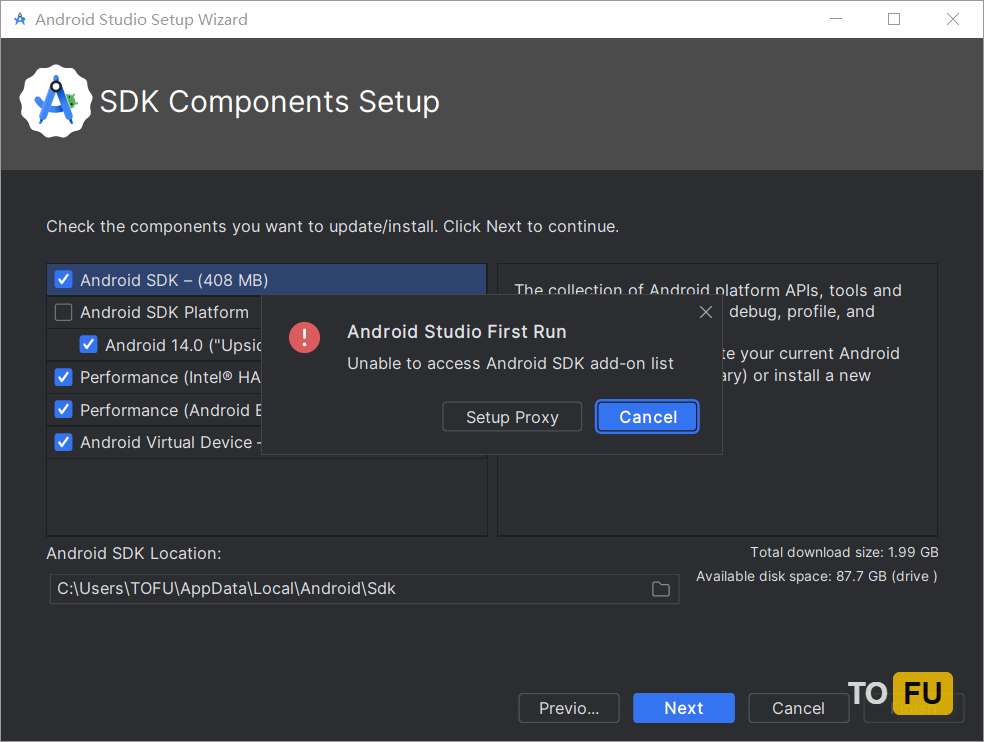 Android Studio Setup - 3