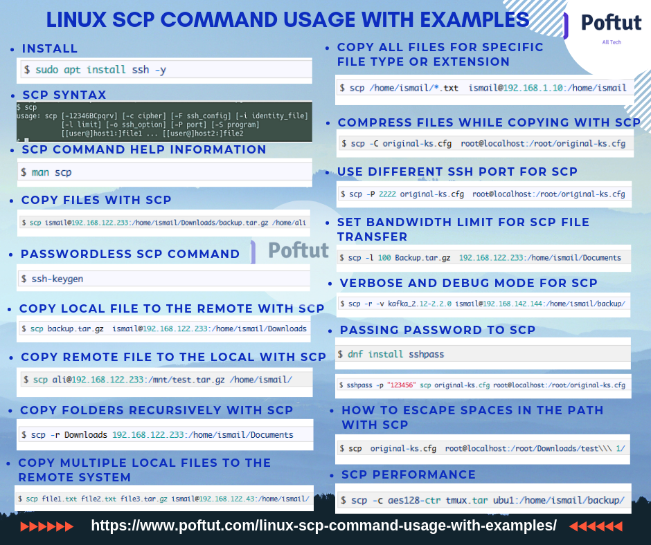 linux scp命令用法_Linux SCP命令用法示例-CSDN博客