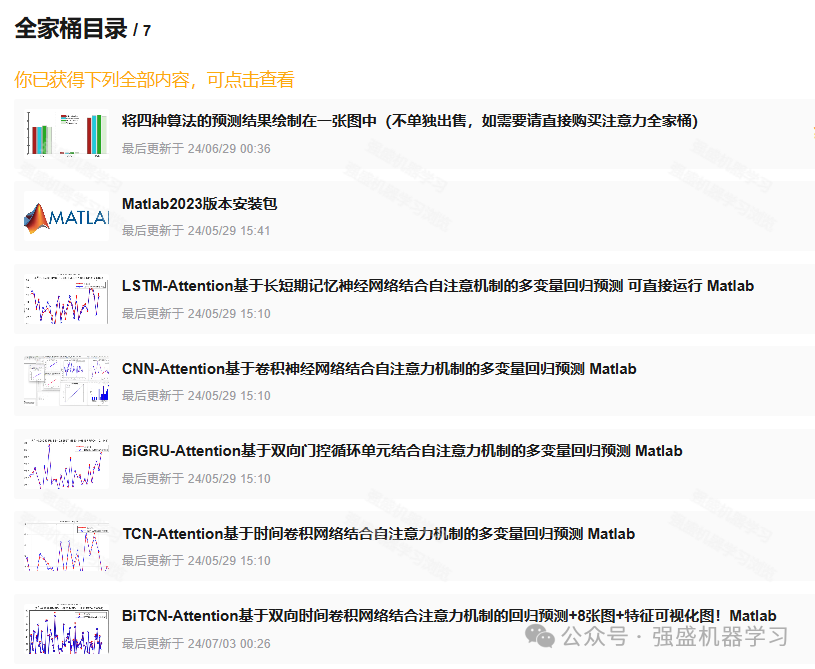 BiTCN-Attention一键实现回归预测+8张图+特征可视化图！注意力全家桶再更新！