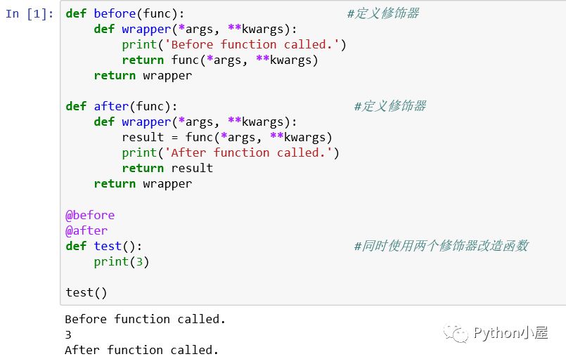 語法糖 python，圖解Python多修飾器時哪個先起作用