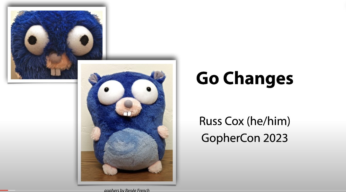 <span style='color:red;'>Go</span> Changes--Russ Cox在GopherCon 2023<span style='color:red;'>的</span><span style='color:red;'>演讲</span>