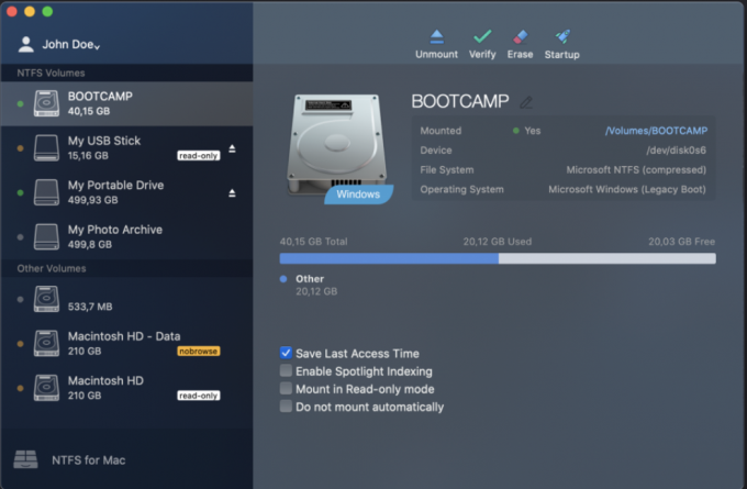 Paragon NTFS for Mac