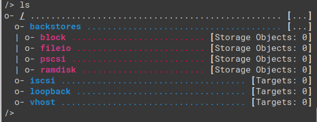 Targetcli fb настройка debian