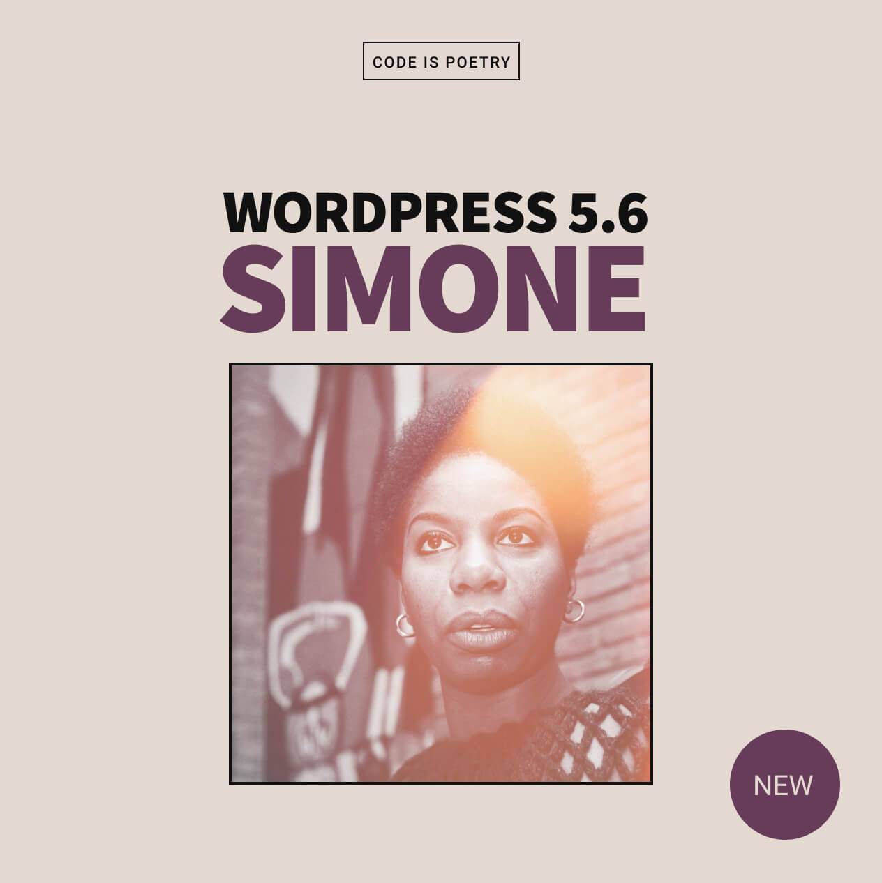 WordPress 5.6 Simone和Nina Simone的照片