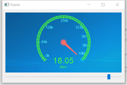 Qt C++ 自定义仪表盘控件02