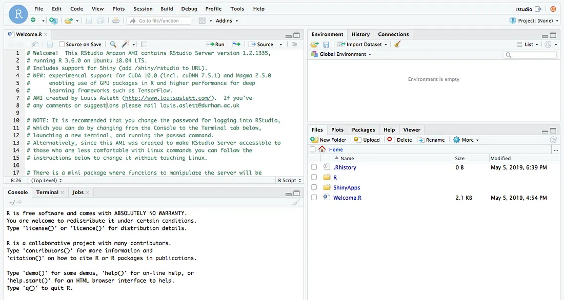 如何在 3 分钟内免费在 AWS 上运行 RStudio