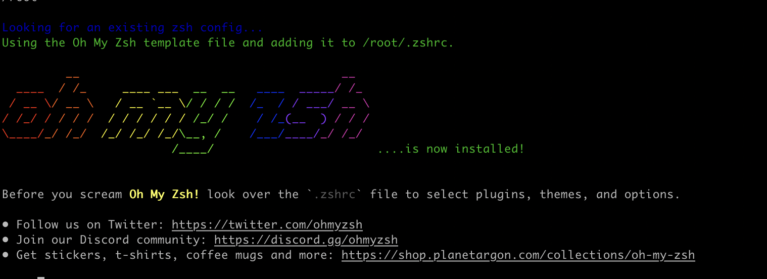 安装zsh-theme oh-my-zsh