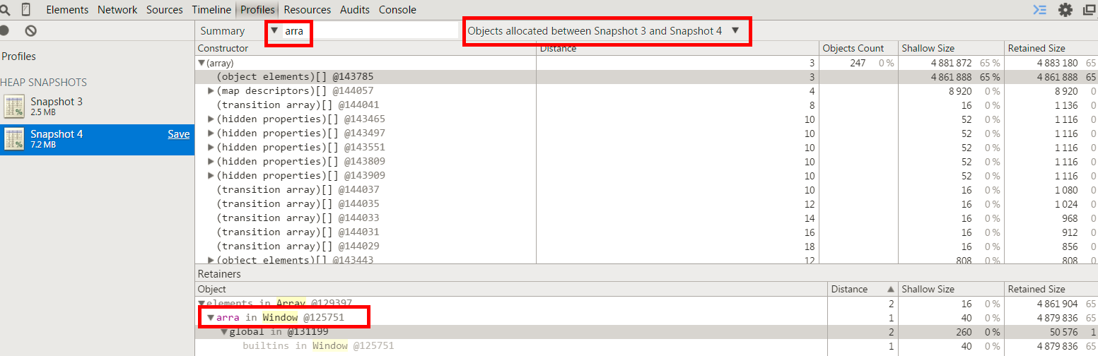 利用Chrome的Heap Snapshot功能分析一个时间段内的内存占用率云社区华为云