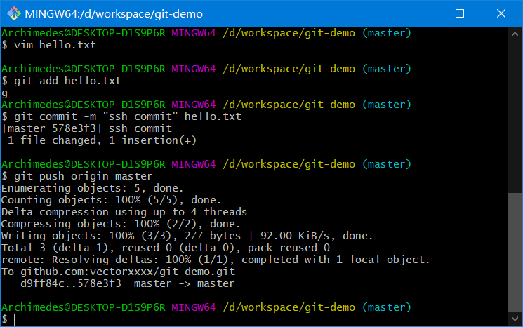 Git --- GitHub操作