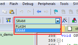 stm32 内部sram大小_在SRAM、FLASH中调试代码的配置方法（附详细步骤）