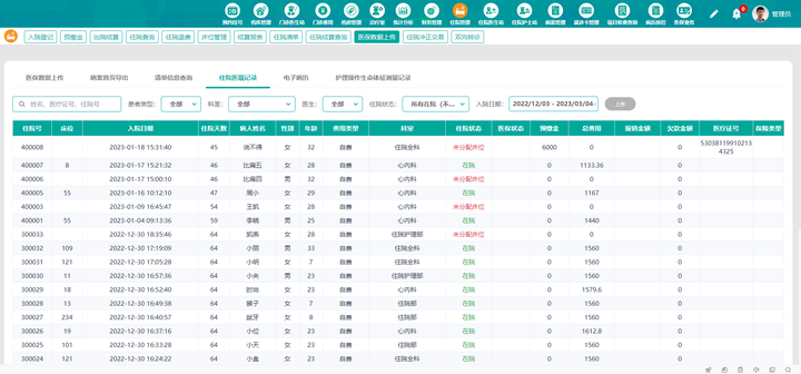 电子病历、开药发药、住院检查、会员管理，SaaS模式B/S架构的云医院管理系统源码，云计算技术的医疗信息化解决方案