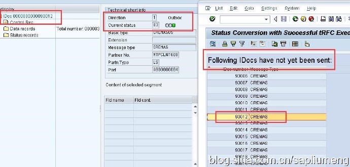 发送端IDOC状态03 <wbr>绿灯 <wbr>但是接收端没接收到数据