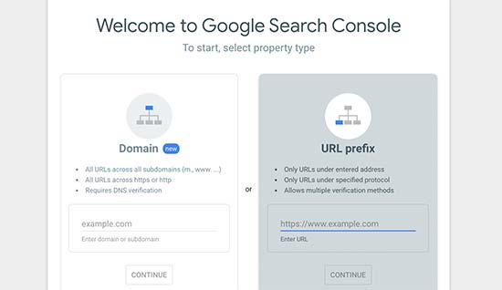 Select property type