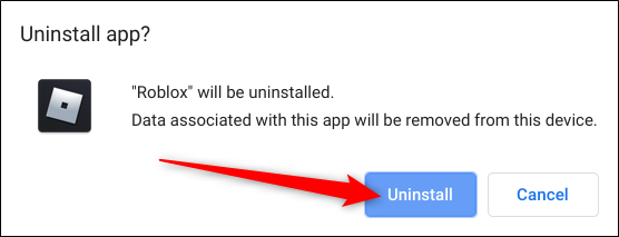 Click "Uninstall" when the prompt opens up